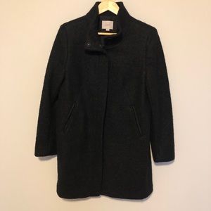 LOFT charcoal coat